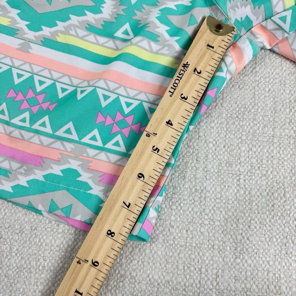 Chubbies Swim Trunks Men's Lined Aztec Multicolor Tribal 7